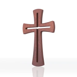 Krzyż drewniany frezowany 18 cm